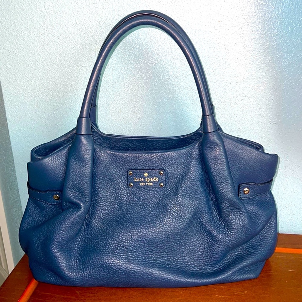 Authentic Kate Spade blue satchel NWT